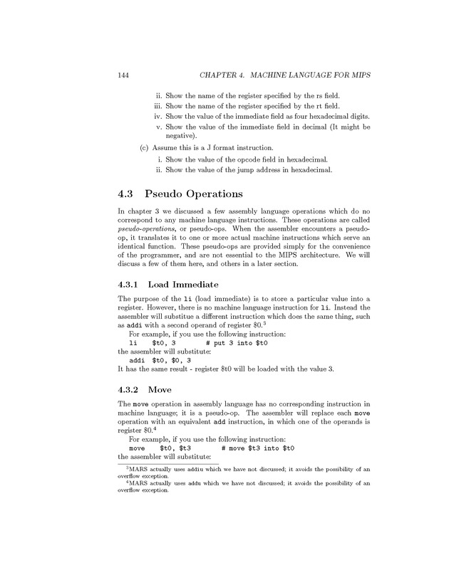 Computer Organization with MIPS - Page 144